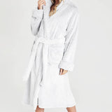 CityComfort Dressing Gown Women with Hood - Luxurious Fluffy Ladies Dressing Gown in Super Soft Fleece - Get Trend