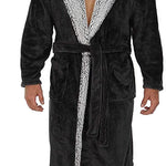 CityComfort Dressing Gowns,Super Soft Hooded,Men's Warm and Cozy Fleece Robe - Get Trend