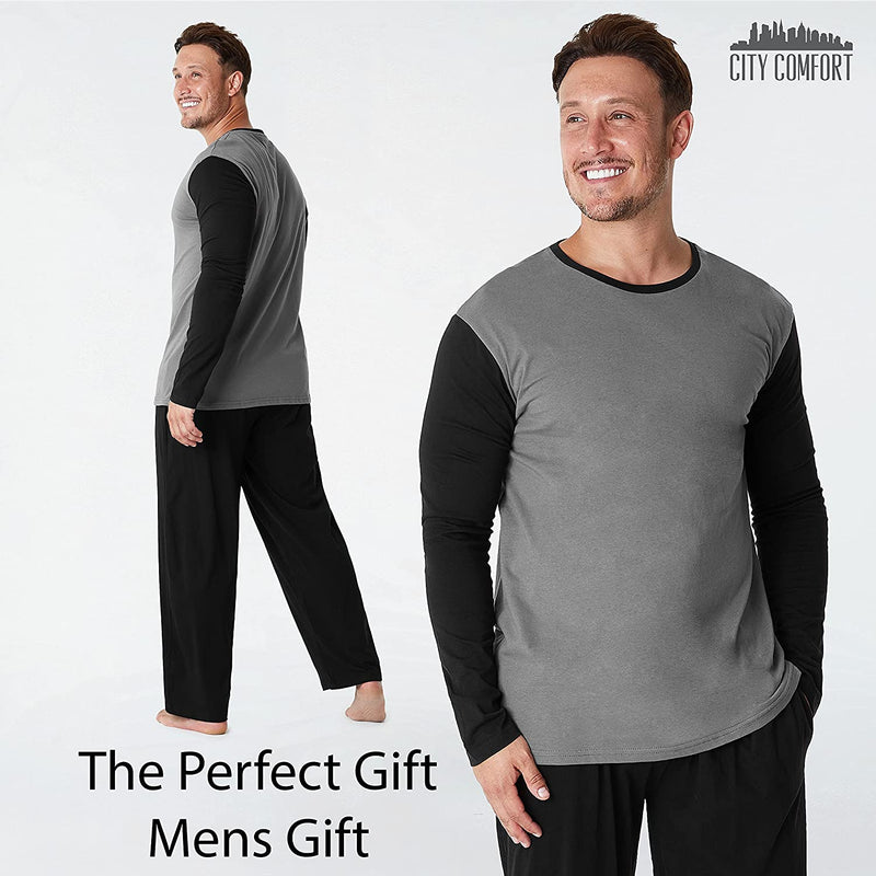 CityComfort Mens Pyjamas, Super Soft Cotton, Man Nightwear