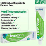 HEMOSAN 3 Pack - Fast Relief Cream Itching, Anal Fissures, Hemorrhoids , Anal Eczemas - Get Trend
