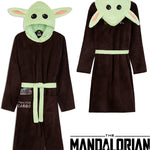 The Mandalorian Baby Yoda Dressing Gown Mens, Mandalorian Hooded Bath Robe - Get Trend