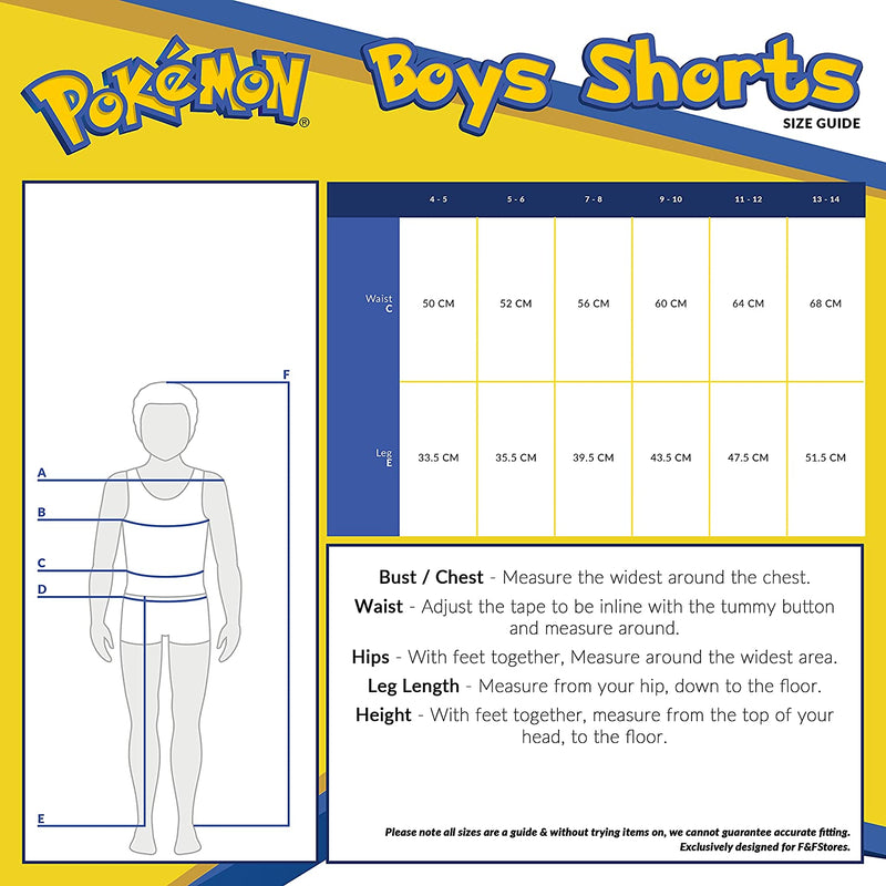 Pokemon Boys Shorts, Set of 2 Jogger Shorts for Kids Sports Lounge