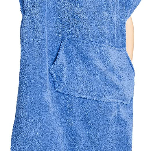 CityComfort Hooded Towelling Poncho with Pockets for Boys and Girls - Get Trend