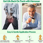 HEMOSAN 3 Pack - Fast Relief Cream Itching, Anal Fissures, Hemorrhoids , Anal Eczemas - Get Trend