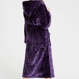 CityComfort Soft Plush Hooded Dressing Gown for Women - Get Trend