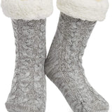 CityComfort Knitted Fluffy Slipper Socks for Women and Men - Get Trend