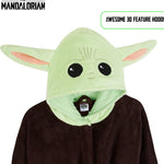 The Mandalorian Baby Yoda Dressing Gown Mens, Mandalorian Hooded Bath Robe - Get Trend
