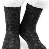 CityComfort Knitted Fluffy Slipper Socks for Women and Men - Get Trend