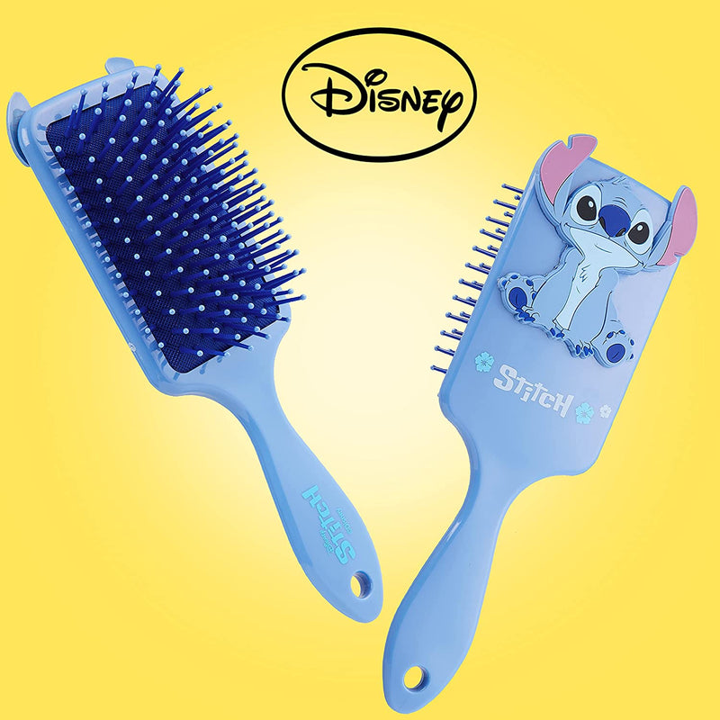 Disney Lilo and Stitch Hair Brush with 3D Stitch, Gifts for Girls, Ladies