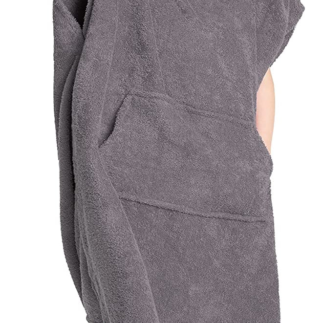 CityComfort Hooded Towelling Poncho with Pockets for Boys and Girls - Get Trend