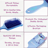 Disney Lilo and Stitch Hair Brush with 3D Stitch, Gifts for Girls, Ladies - Get Trend