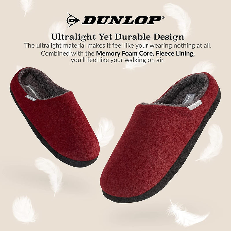 Dunlop Comfy Memory Foam Indoor Outdoor Slippers for Men - Get Trend