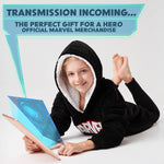 Marvel Blanket Hoodie for Kids - Black - Get Trend