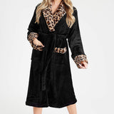 CityComfort Dressing Gown Women with Hood-Luxurious Fluffy Ladies Soft Fleece - Get Trend