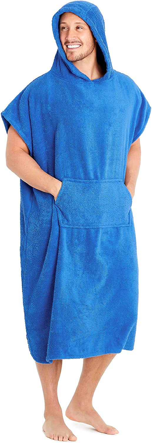 CityComfort Beach Towel for Adults Robes Women Men Cotton Towelling Poncho - Get Trend