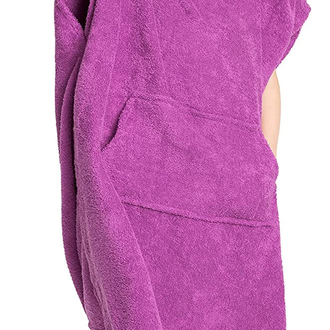 CityComfort Hooded Towelling Poncho with Pockets for Boys and Girls - Get Trend