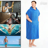 CityComfort Beach Towel for Adults Robes Women Men Cotton Towelling Poncho - Get Trend