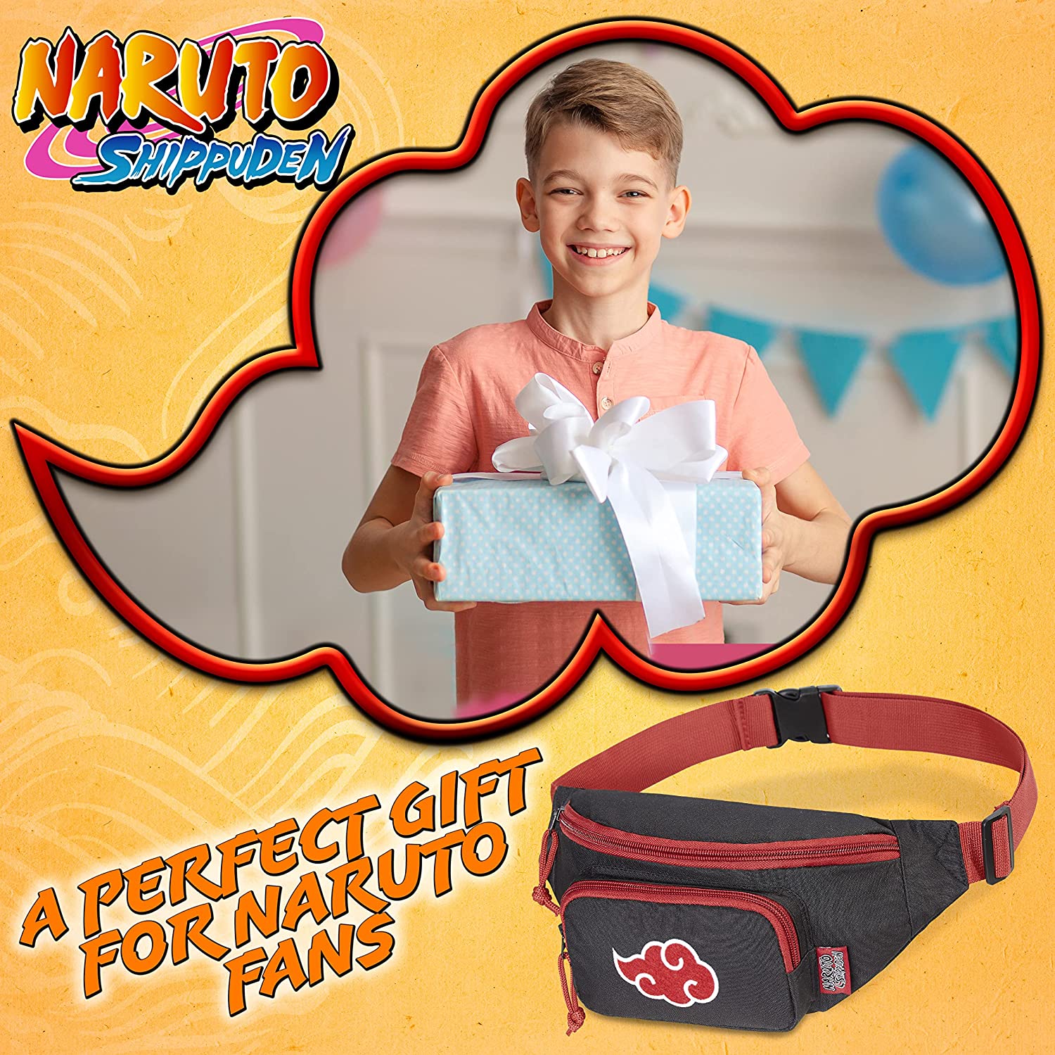 Naruto Bum Bag for Boys - Waist Bag for Kids - Get Trend