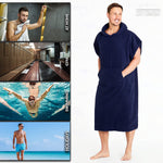 CityComfort Beach Towel for Adults Robes Women Men Cotton Towelling Poncho - Get Trend
