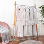 CityComfort Dressing Gown Women with Hood - Luxurious Fluffy Ladies Dressing Gown in Super Soft Fleece - Get Trend