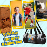 Pokemon Gym Bag for Kids, Pikachu Boys Duffle Bag Large Holdall - Get Trend