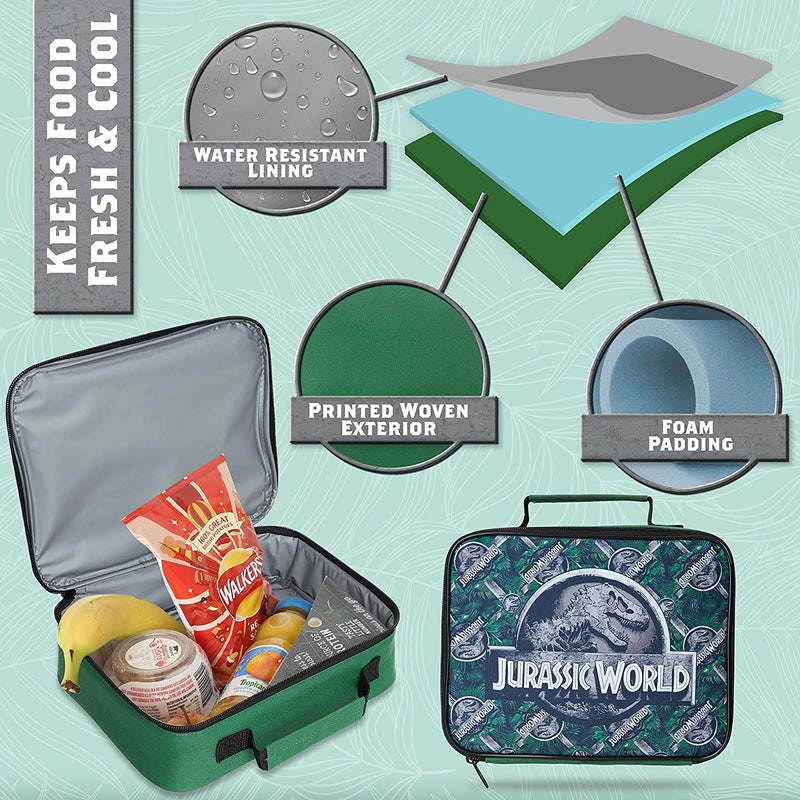 Jurassic World Lunch Box, Kids Lunch Bags for School - Get Trend