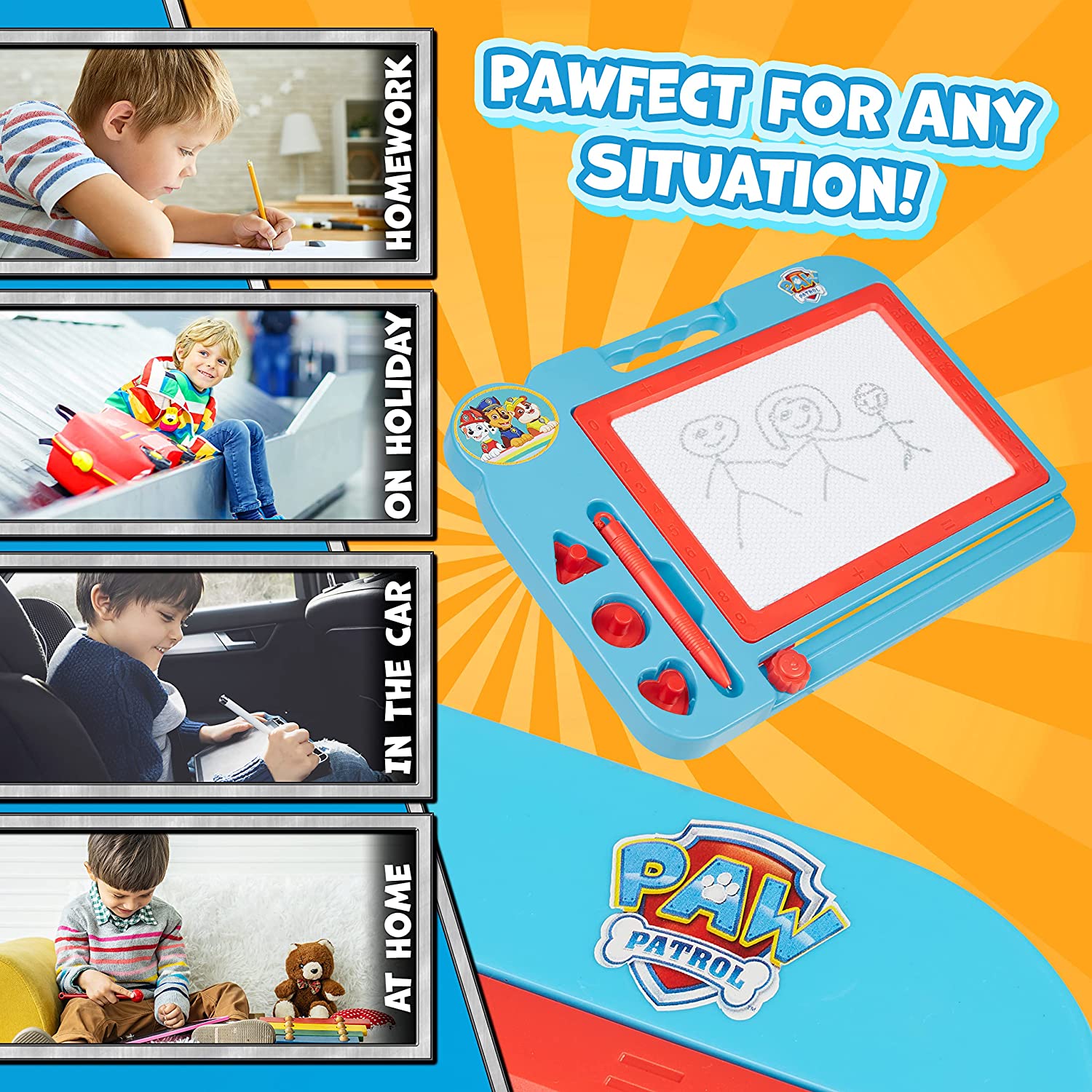 Paw Patrol Magnetic Drawing Board - Kids Magic Scribbler - Get Trend