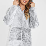CityComfort Women's Pyjama Sets, Hooded Fleece Pyjamas for Women and Teens - Get Trend