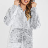 CityComfort Women's Pyjama Sets, Hooded Fleece Pyjamas for Women and Teens - Get Trend