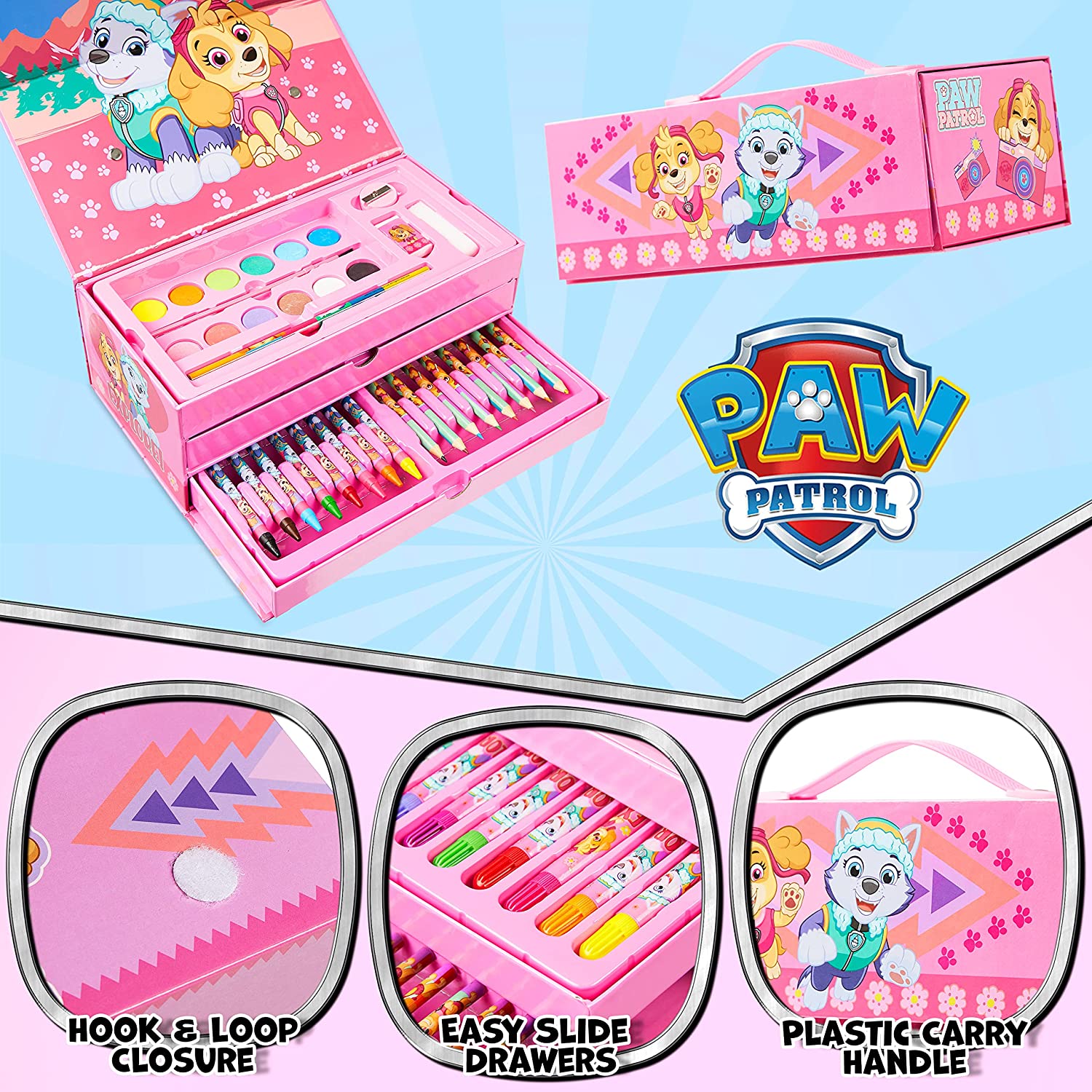 PAW PATROL Art Set - Colouring Sets for Children - Get Trend