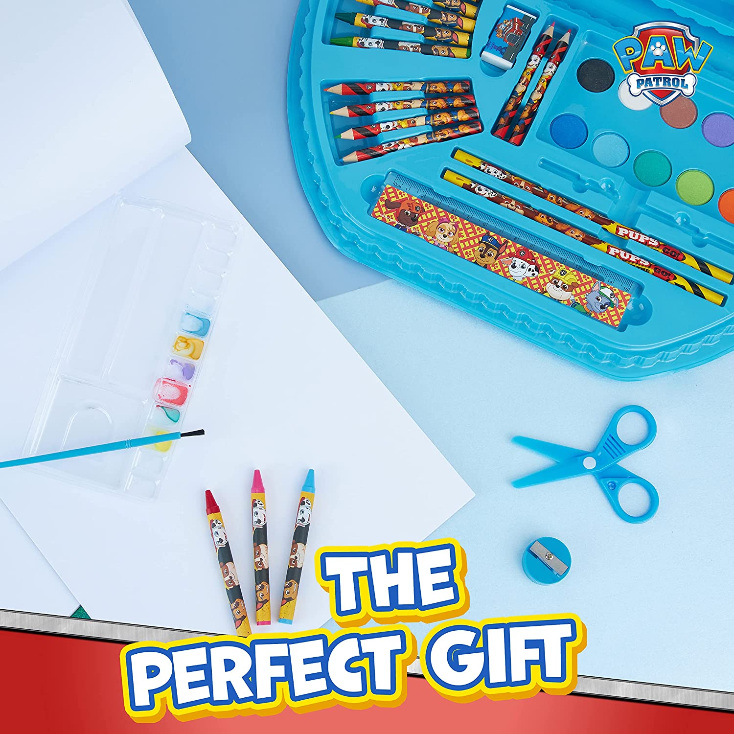 PAW PATROL 50 pcs Coloring Set - Kids Painting and Colouring Sets - Get Trend