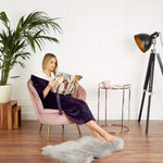 CityComfort Soft Plush Hooded Dressing Gown for Women - Get Trend