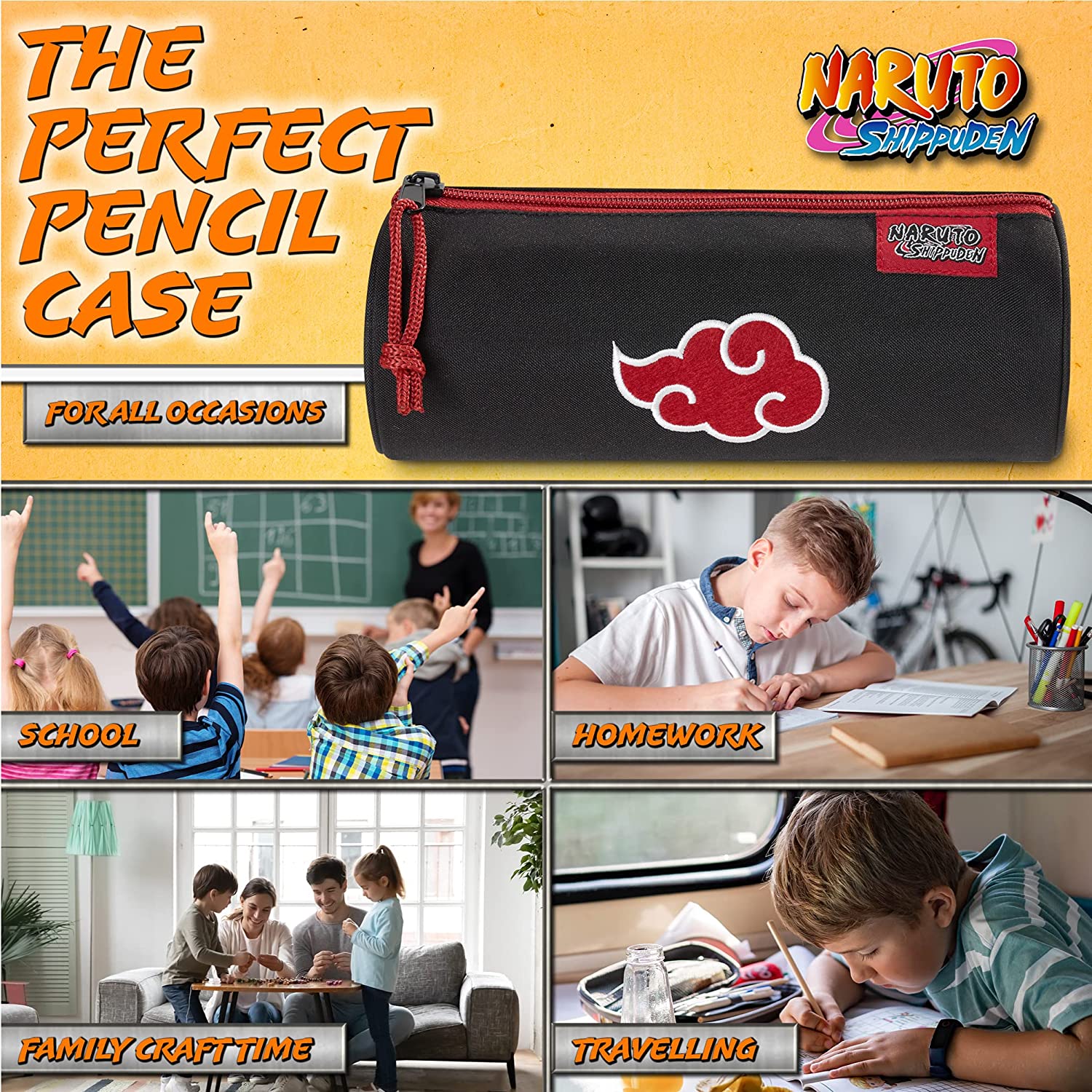 Naruto Pencil Case - Kids Back to School Gifts - Get Trend