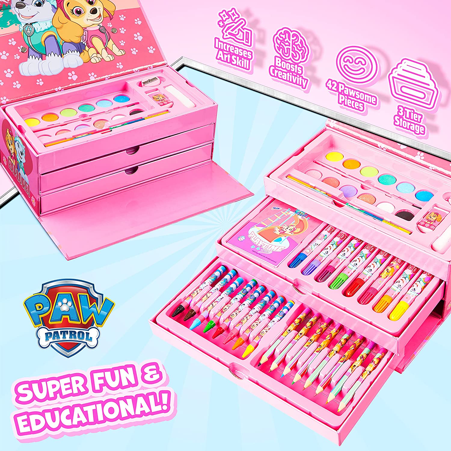 PAW PATROL Art Set - Colouring Sets for Children - Get Trend