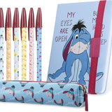 Disney Stationery Set - Eeyore Notebook, Pens & Pencil Case Set - Get Trend