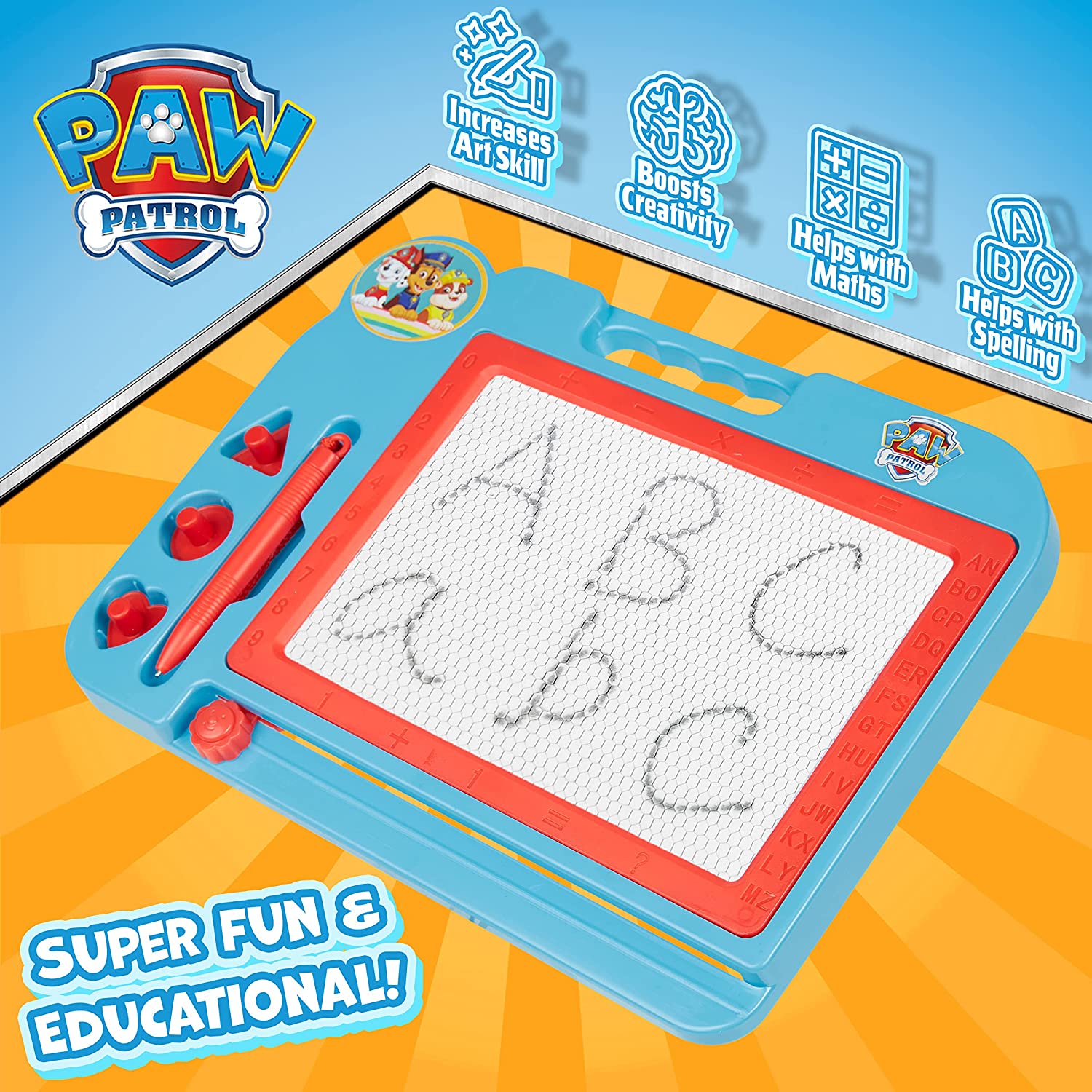 Paw Patrol Magnetic Drawing Board - Kids Magic Scribbler - Get Trend