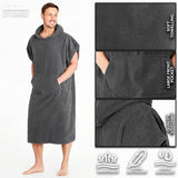 CityComfort Beach Towel for Adults Robes Women Men Cotton Towelling Poncho - Get Trend
