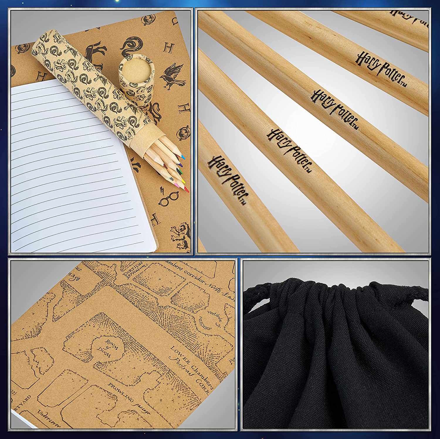 Harry Potter Stationery - Environmentally Friendly Stationery Set - Get Trend