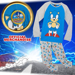 Sonic The Hedgehog Boys Pyjamas Long Sleeve Kids PJs Loungewear Gifts for Gamers - Get Trend