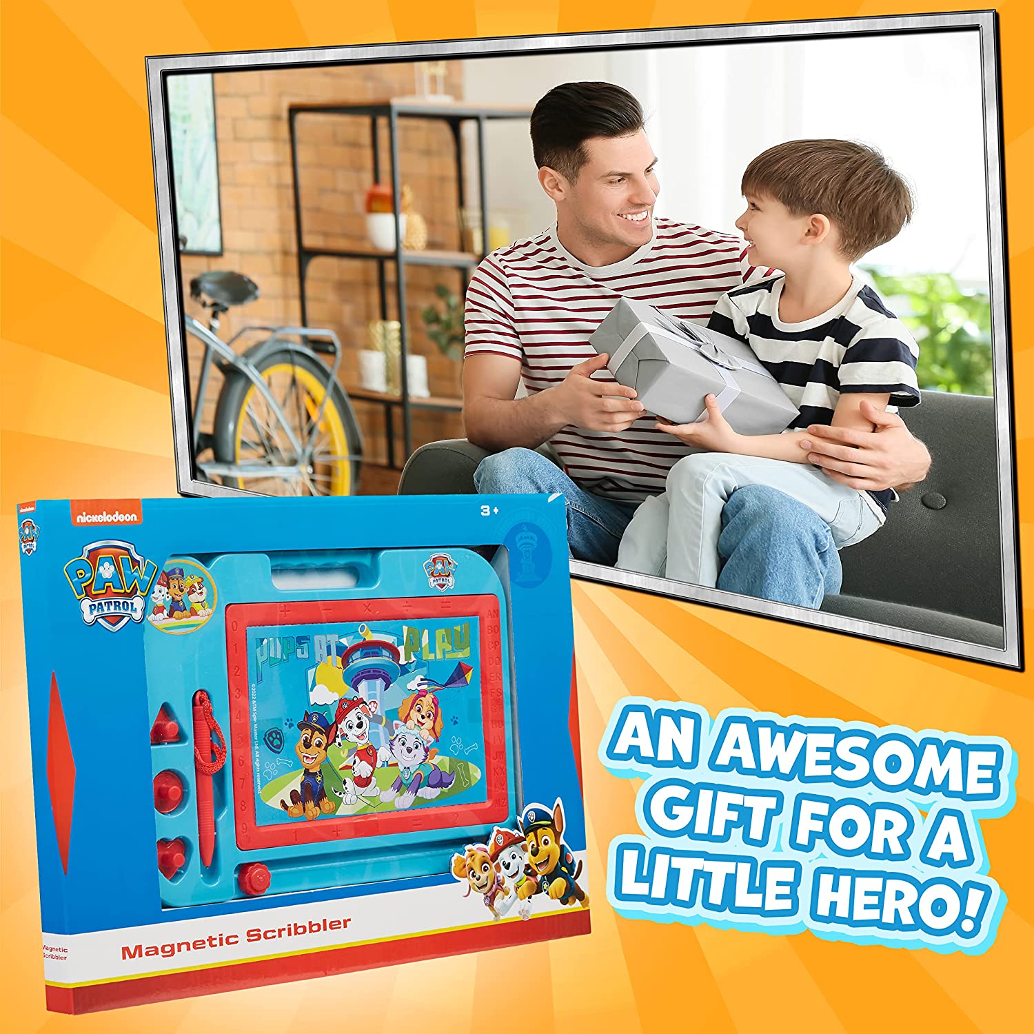Paw Patrol Magnetic Drawing Board - Kids Magic Scribbler - Get Trend