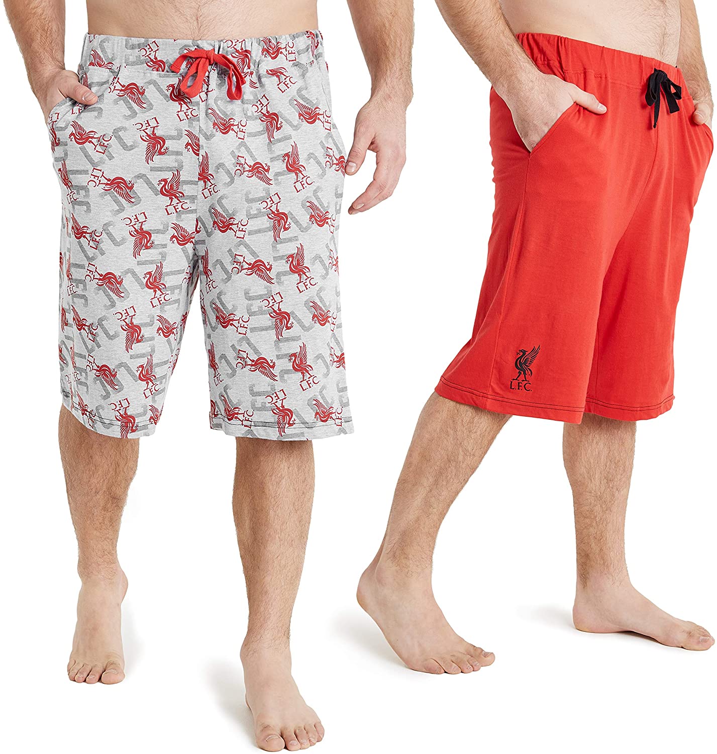 Liverpool F.C. Football Shorts, Casual Bottoms with Elastic Waist for Men - Get Trend