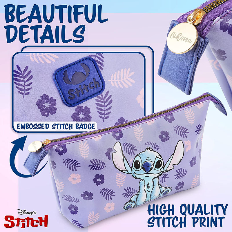 Disney Stitch Make Up Bag, Cute Cosmetic Bag Stitch Disney Gifts - Get Trend
