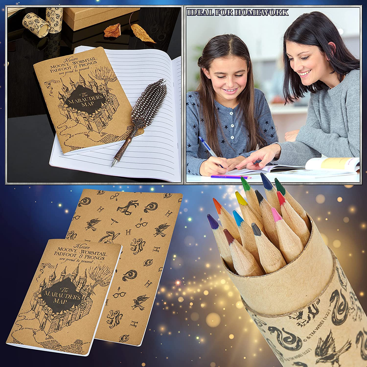 Harry Potter Stationery - Environmentally Friendly Stationery Set - Get Trend