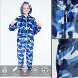 CityComfort Kids Onesie, All in One Pyjamas, Fleece Zip Up Jumpsuit - Get Trend