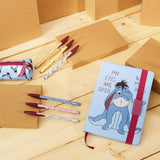 Disney Stationery Set - Eeyore Notebook, Pens & Pencil Case Set - Get Trend