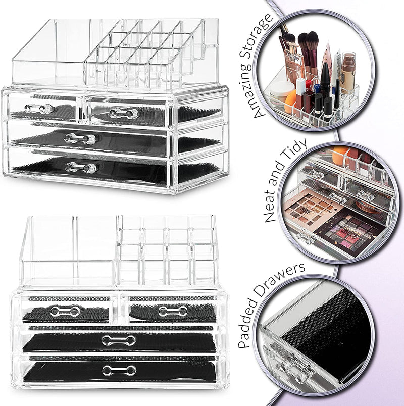 Deco Express Makeup Organiser Storage with Drawers - Get Trend