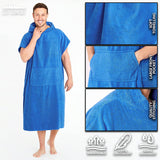 CityComfort Beach Towel for Adults Robes Women Men Cotton Towelling Poncho - Get Trend