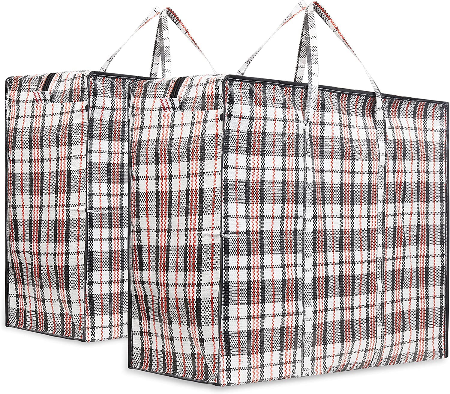 DECO EXPRESS Large Laundry Bags with Zip - 2 Pack Large Storage Bags - Get Trend