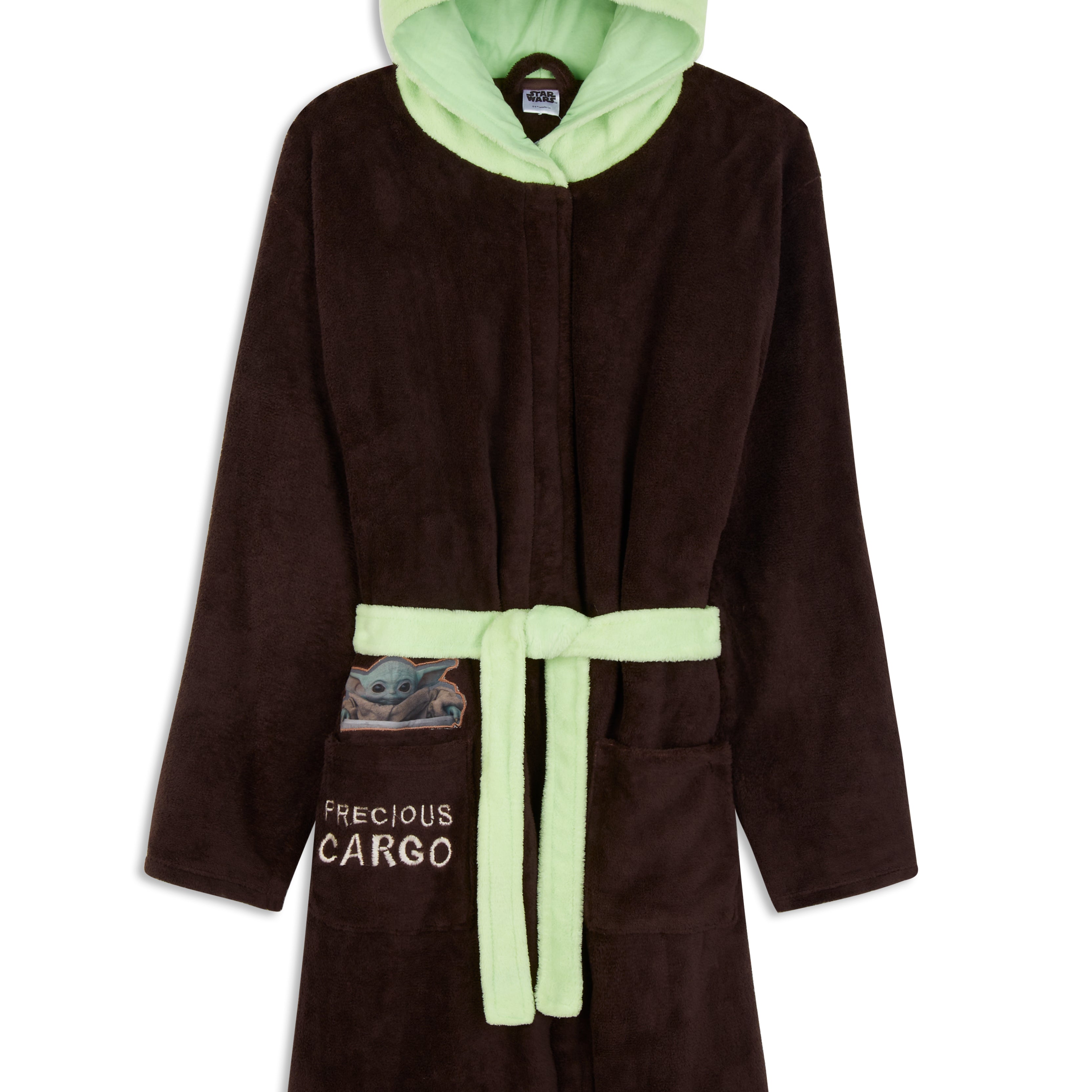 The Mandalorian Baby Yoda Dressing Gown Mens, Mandalorian Hooded Bath Robe - Get Trend