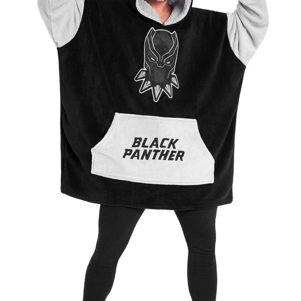 Black panther top sleeveless hoodie